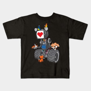 TV Head Love Kids T-Shirt